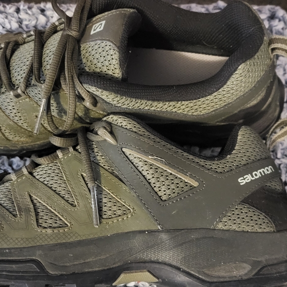 Salomon Pro Olive Hiking Trail Shoes men's sz 10 - Picture 5 of 14